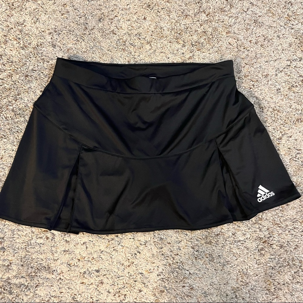 adidas Black Athletic Skort with Logo